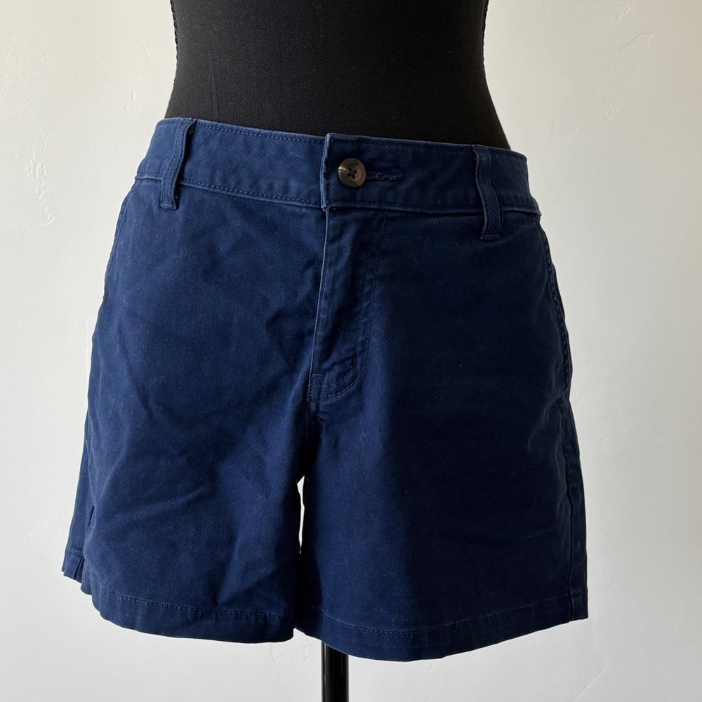 a.n.a Dark Blue Women's Bermuda Shorts
